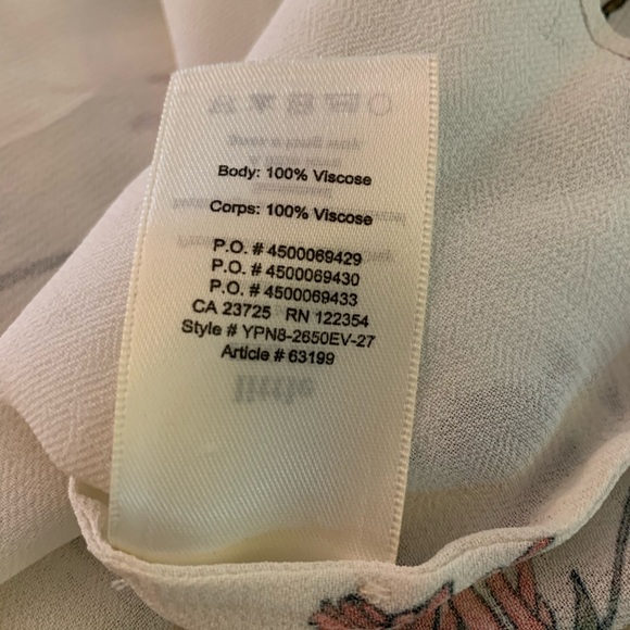 Aritzia Little Moon White Floral Blouse - Picture 8 of 8